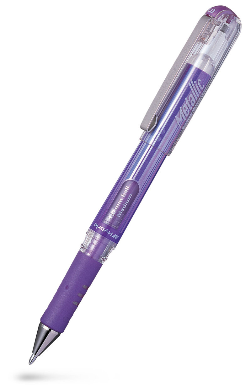 Gelpenna PENTEL Hybrid Gel 1,0 met.lila