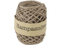 Hampasnöre natur 25m/rl