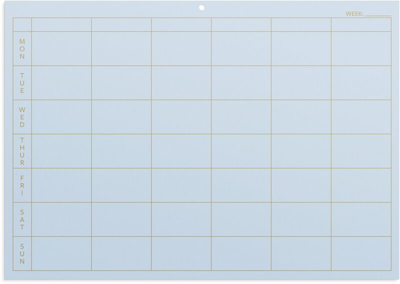 Weekly planner Color