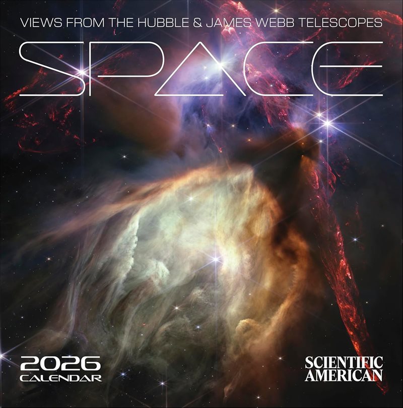 Space: Hubble & James Webb Telescopes : 2026 Wall Calendar