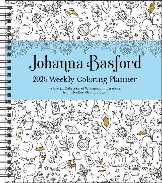 Johanna Basford 12-Month 2026 Weekly Coloring Calendar