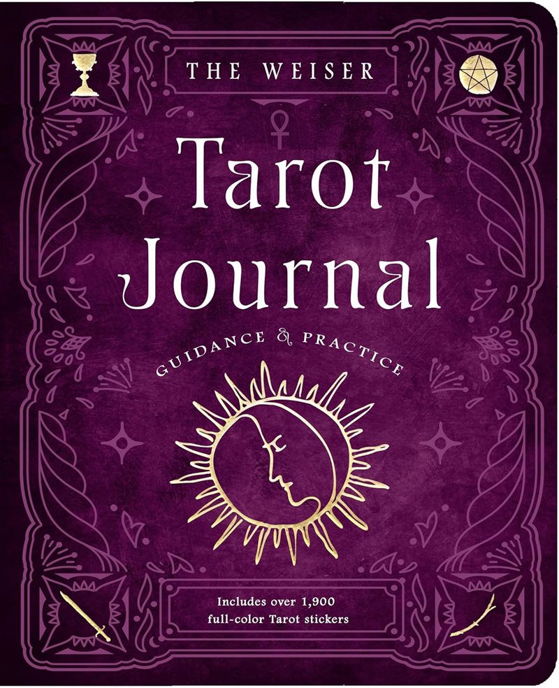 Weiser Tarot Journal: Guidance and Practice (includes over 1900 Tarot stickers, layflat binding)