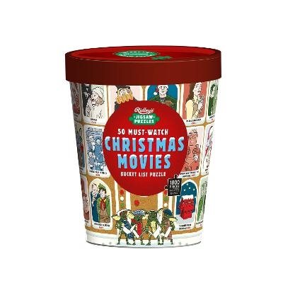 50 Must-Watch Christmas Movies Bucket List 1000-piece Jigsaw Puzzle