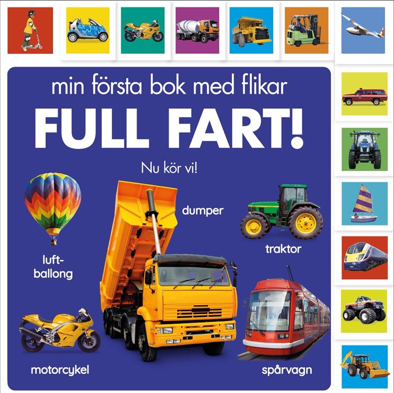Min första bok med flikar: Full fart