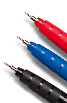 Märkpenna perm. PENTEL super fine röd