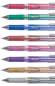 Gelpenna PENTEL Hybrid Gel 1,0 met.lila