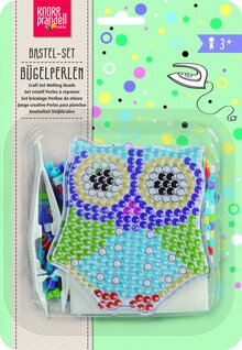 Pärlplatteset uggla